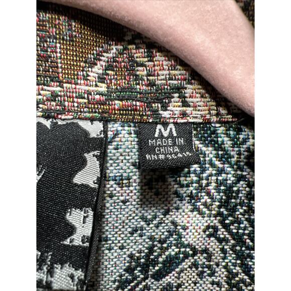 Rare Rebel Vengeance Tapestry Camo Hunting Jacket Mens Size M NWT - Picture 7 of 12